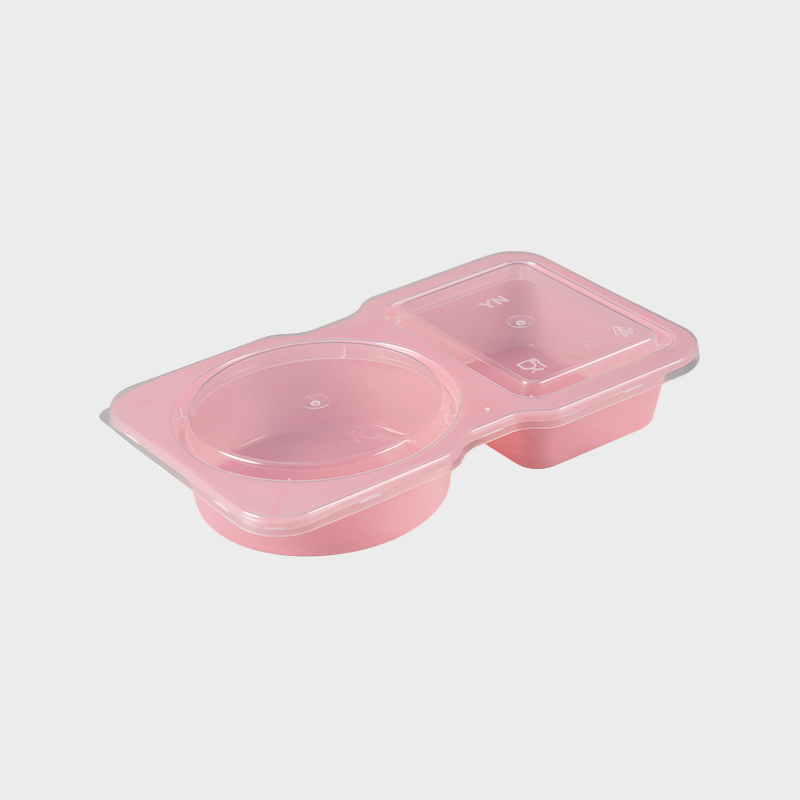 Cutie pentru alimente din plastic transparent rezistent la scurgeri PFB073