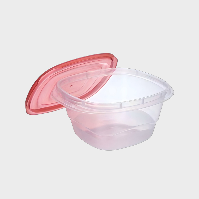 PFB008 Set de containere pătrate de depozitare pentru alimente și agricultură din PP de 1200 ml
