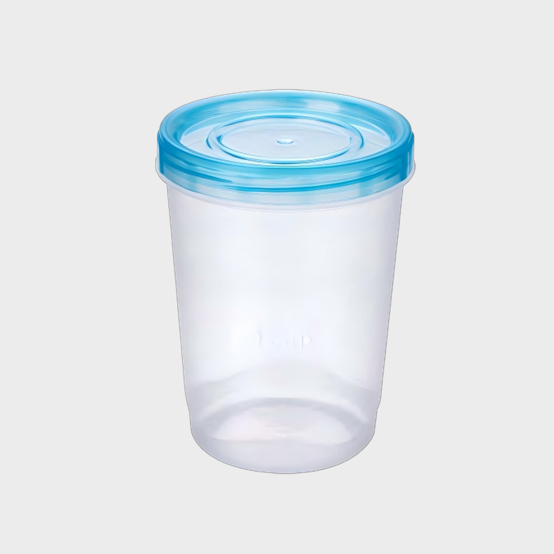 PFB020 Cana de depozitare pentru desert congelat industrial PP, cu cilindru înalt, 946 ml (1 litru)